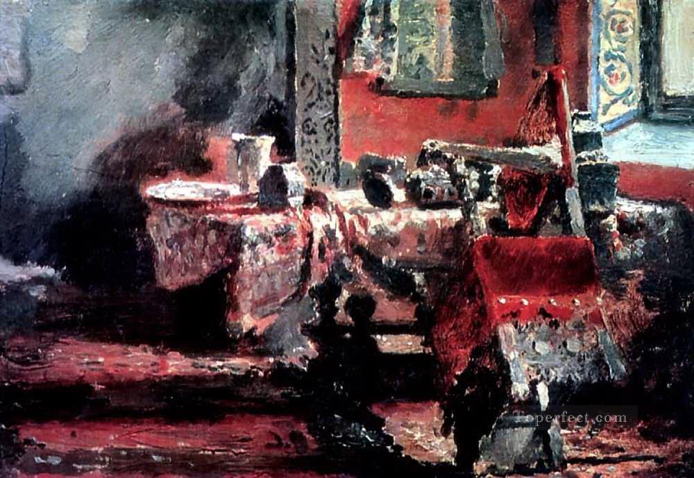 interior etude 1883 Ilya Repin Oil Paintings